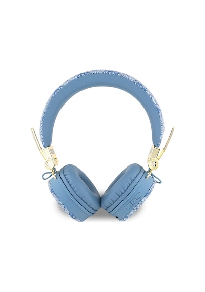 Kulak Üstü Bluetooth Kulaklık Guess Lisanslı Pu Deri Ayarlanabilir Tasarım Mavi