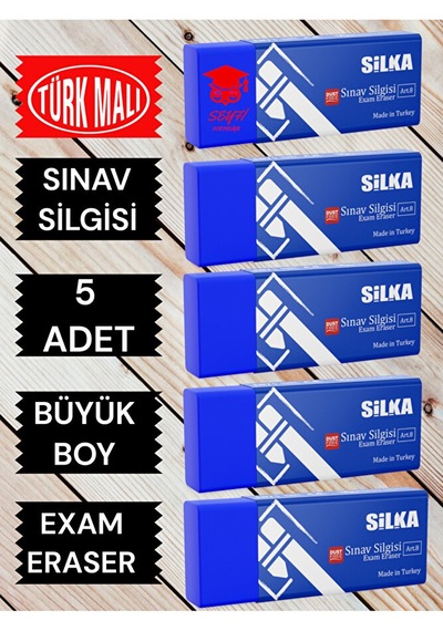 5 Adet Büyük Boy Sınav Silgisi Türk Malı