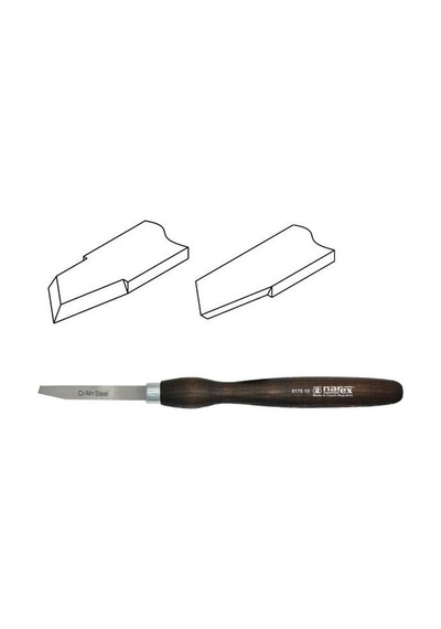 Narex 817510 Ahşap Torna Bıçağı Kare Sonlu Sağ Ağız 14X105 Mm