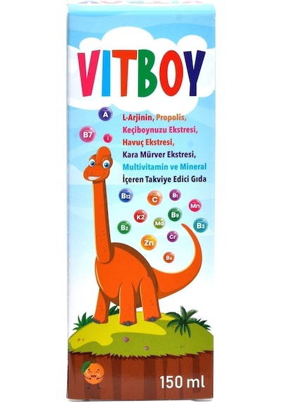 Vitboy Multivitamin ve Mineral İçeren Takviye Edici Gıda 150 ML