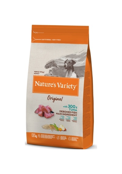 Nature's Variety Dog Original Mini Irk Ton Balıklı Yetişkin Köpek Maması 1500 G