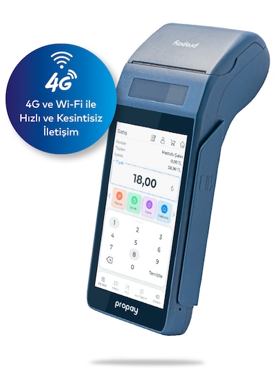 Propay P1000 Ecr Android 4g Wifi Yazarkasa Pos Yeni Nesil Okc