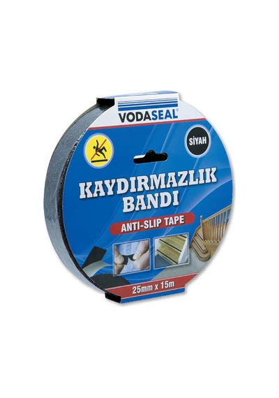 3 Adet Vodaseal Kaydırmazlık Bandı Siyah 255mmx15mm