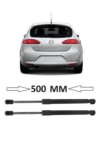Seat Leon 2005-2012 Uyumlu Sağ + Sol Takım Bagaj Amortisörü 2 Adet 500mm 1p0827550a Bagaj Amortisörü