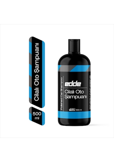 Edde Araba Araç Oto Cilalı Fırçasız Yıkama Şampuan Oto Yıkama Şampuanı Köpüğü 500 Ml Detailing