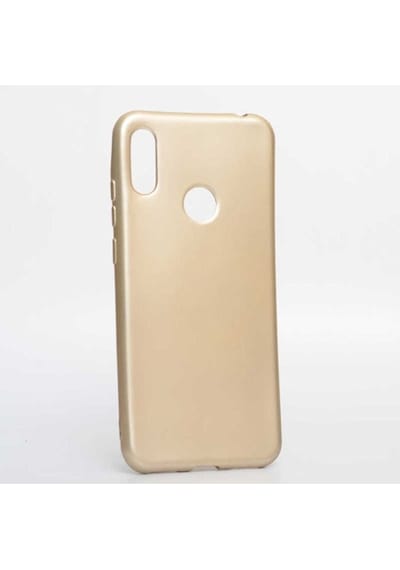 Huawei Honor 8a Kılıf Zore Premier Silikon Kapak Gold