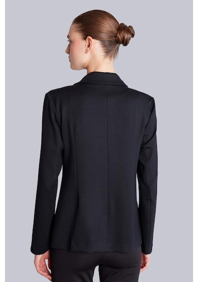Defacto Standart Fıt Ceket Yaka Blazer Ceket G2228ax26spbk81 Siyah-bk81