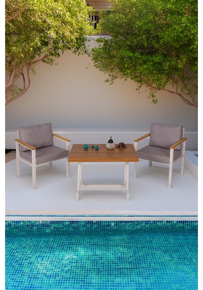 Neokas Balkon Mobilyası, Bahçe Takımı, 1+1+masa, Kafe Koltuğu, Bekleme Alanı Koltuğu Beyaz Neokas Balkon Mobilyası, Bahçe Takımı, 1+1+masa, Kafe Koltuğu, Bekleme Alanı Koltuğu Beyaz