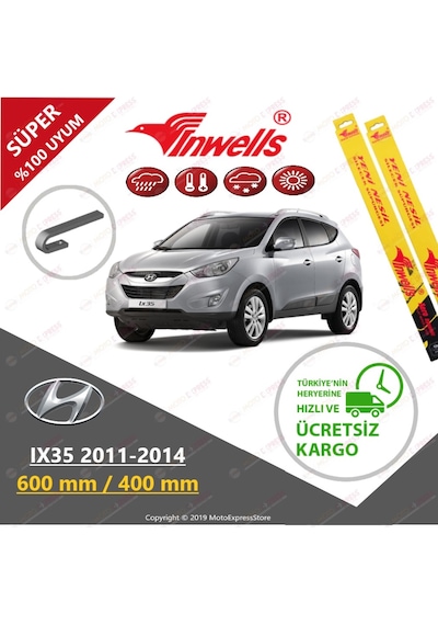 Hyundai İx35 İnwells Muz Silecek Takımı 2011-2014