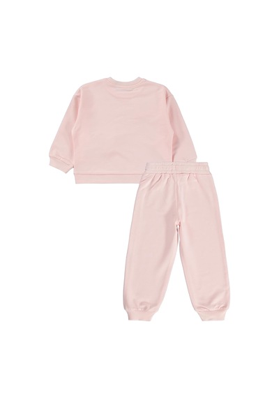 Civil Girls Kelebek Nakışlı 2-5 Yaş Eşofman Takımı - Pembe