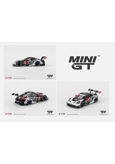 Mini Gt Porsche 911 Gt3 R Ao Racing 2025 Imsa Petit Le Mans 1143 1/64