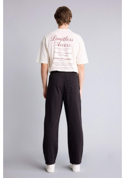 Defacto %100 Pamuk Baggy Fit Pantolon F6129ax26spbn337 Kahve-bn337