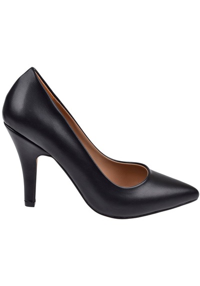 Pullman 10 Cm Topuklu Kadın Ayakkabı Stiletto Mak-437 Siyah