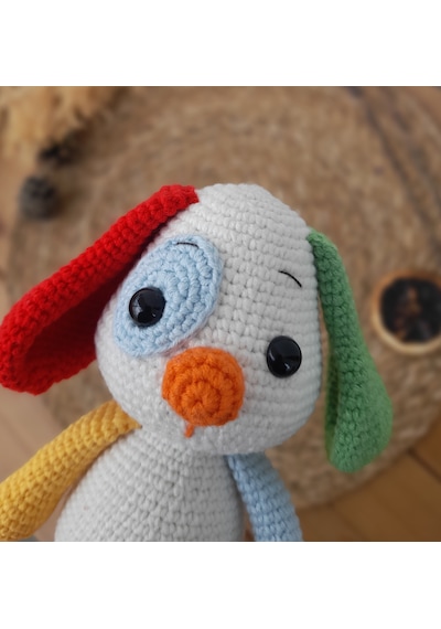 Amigurumi Köpek Oyuncak Çok Renkli
