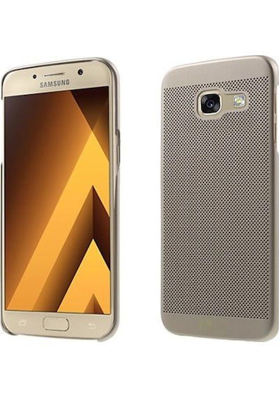 Samsung Uyumlu Galaxy A3 2017 (A320) Loopee Point Sert Arka Kapak Gold 160173686
