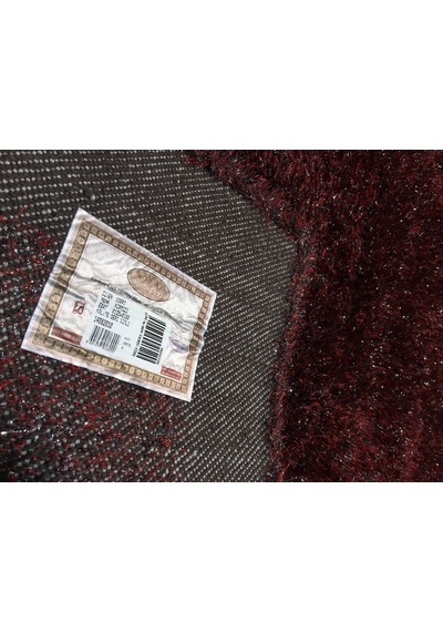 Saray Halı Simli Deri 125X180 Kırmızı Derili Simli Halı !