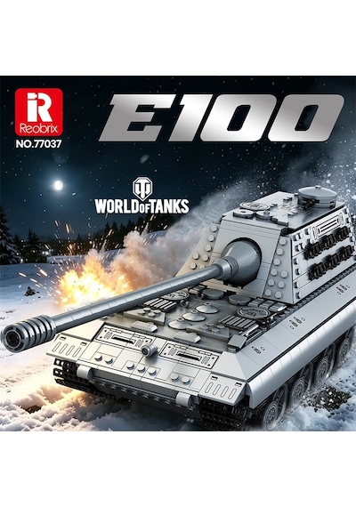 Reobrix E100 Heavy Tank 77037 Brick Yapım Seti