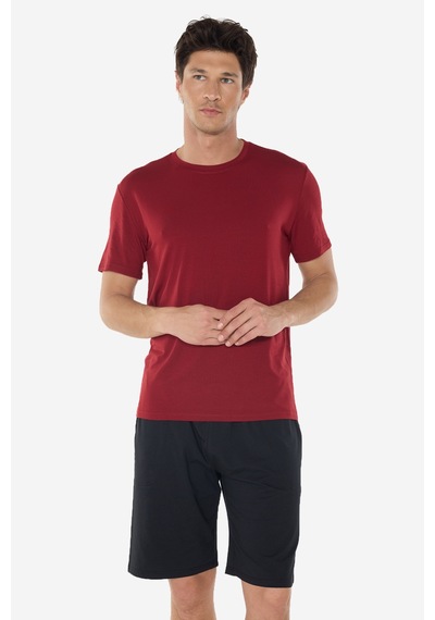 Malabadi Erkek Bordo Bisiklet Yaka Micro Modal Extra Yumuşak Şortlu Pijama Takımı 6031 Malabadi Erkek Bordo Bisiklet Yaka Micro Modal Extra Yumuşak Şortlu Pijama Takımı 6031