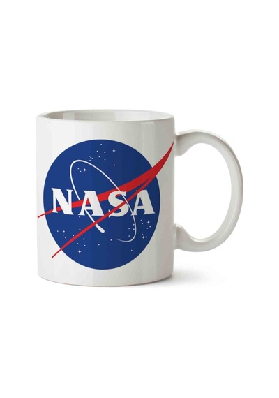 Nasa Logo 3 Porselen Kupa Bardak Çok Renkli