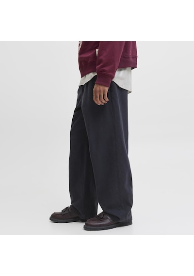 Jack & Jones Erkek Wide Leg Chino Pantalon - Bill - 12282295 Lacivert