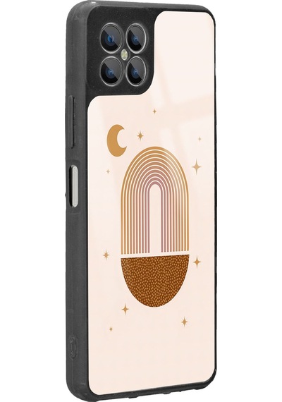 Omix X600 Nude Art Night Tasarımlı Glossy Telefon Kılıfı Siyah