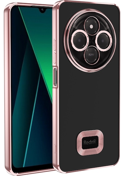 Xiaomi Redmi 14c 4g Kılıf Kamera Korumalı Logo Gösteren Zore Omega Kapak Sierra Mavi