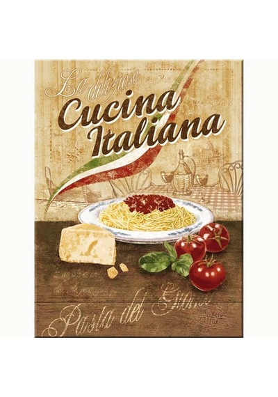 Nostalgic Art Cucina Italiana Magnet 14288 Çok Renkli