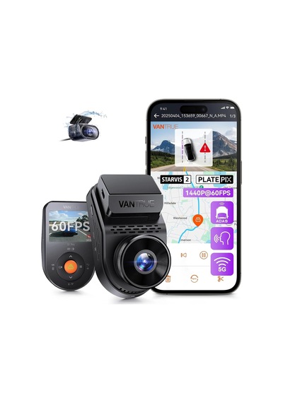 Sonnet1 Pro Qhd 60fps Wi-fi 2 Kameralı Araç Kamerası
