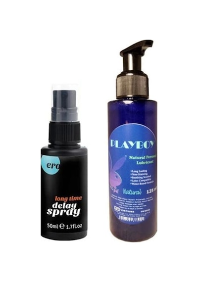 Mucizevi Ero Long Time Spray For Men 50ml Erkeklere Özel Sprey + Mucizevi 125ml Lubricant Gel