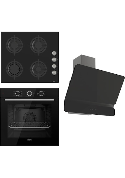 Ferre Flowart Basıc Serisi XE62CS - CS205 - D080 Siyah Ankastre Set Ferre Flowart Basıc Serisi XE62CS - CS205 - D080 Siyah Ankastre Set
