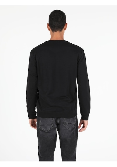 Colin's Regular Fit Erkek Siyah Sweatshirt CL1049893_Q1.V2_BLK