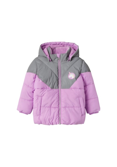 Name It Kapüşonlu Lila Kız Çocuk Mont 13218467 001