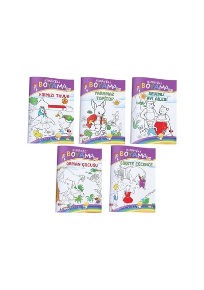 Hikayeli Boyama 5 Kitap
