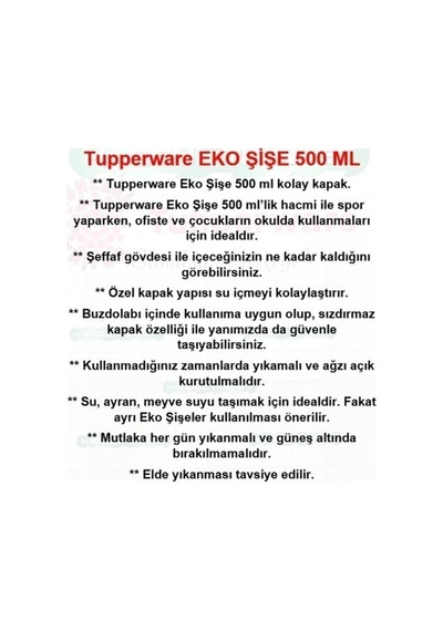 Eco Şişe Suluk 500 Ml 2 Li Turkuaz - Lila