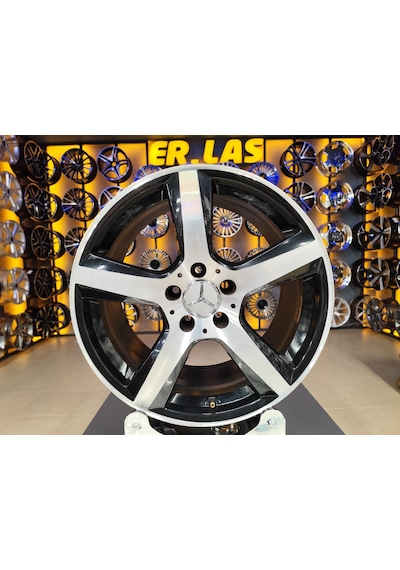 4 Adet Mercedes  8.5-9.5 18 5 112 Et48 66.6 Black Mack Jant Revize Edilmiş Takım