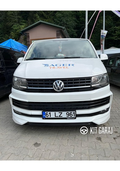 Kit Garaj Volkswagen Transporter T7 Abt 3 Parça Ön Ek Plastik Boyasız