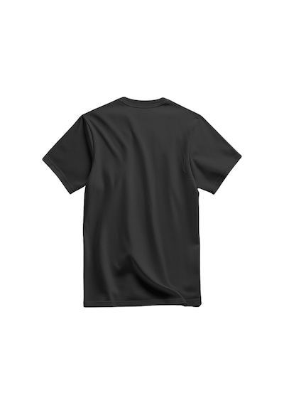 Unisex Kısa Kollu Hat Sanatı Ve Tarihi Kolaj Baskılı Tişört S - 2xl T300031 Siyah
