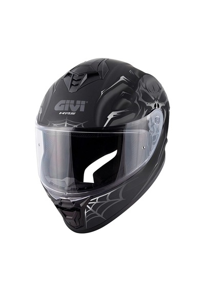 Gıvı 50.x Arachno Mat Siyah-gri Kask Mat Sıyah-grı