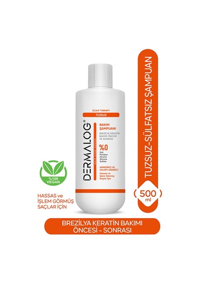 Dermalog ve Kalıntı Giderici Tuzsuz Şampuan 500 ML