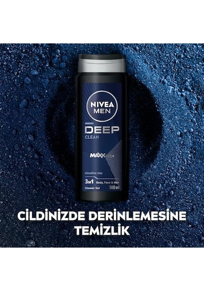 Men Erkek Deep Dimension Duş Jeli 500 Ml + Men Erkek Sprey Deodorant Fresh 150 Ml