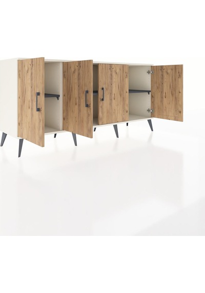 Hyperion Konsol 3 Raflı 4 Kapaklı 176x44x83 Aytaşı-çam/antrasit Çam/antrasit Hyperion Konsol 3 Raflı 4 Kapaklı 176x44x83 Aytaşı-çam/antrasit Çam/antrasit
