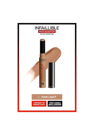 L'oréal Paris Infaillible Face Sculpter Stick Kontür - Fair Light 30188389-10993