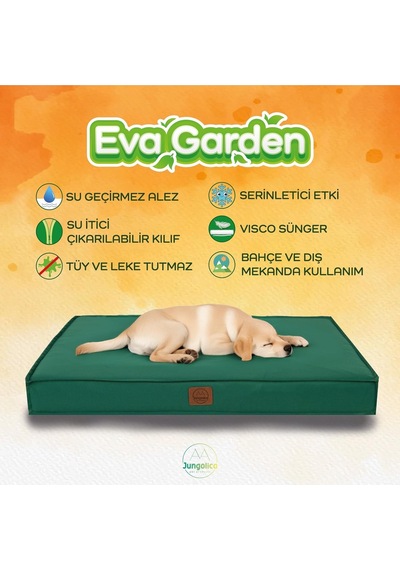 Eva Garden Kedi Ve Köpek Yatağı 55x75 -%100 Su Geçirmez Alezli, Çıkarılabilir Kılıflı, Tüy Ve Leke Tutmayan K