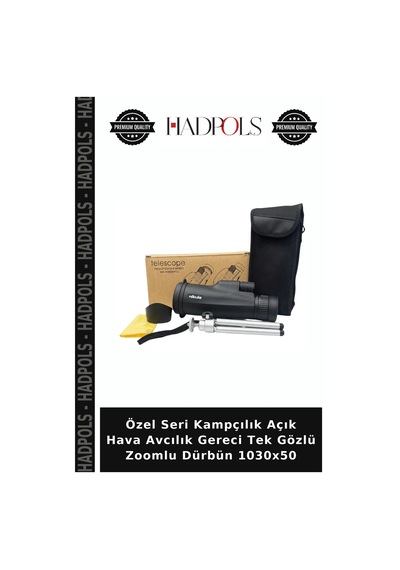 Özel Seri Kampçılık Açık Hava Avcılık Gereci Tek Gözlü Zoomlu Dürbün 1030x50 Diğer