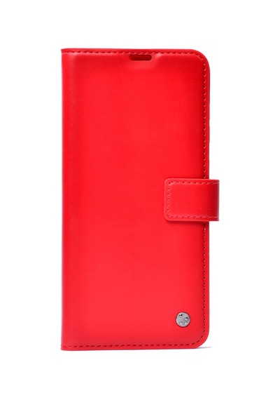 Galaxy A05 Kılıf Zore Kar Deluxe Kapaklı Kırmızı