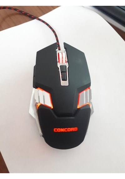 Rgb 7200 Dpı Kablolu 7 Tuşlu Gaming Oyuncu Mouse Fare Ve Pad Çok Renkli