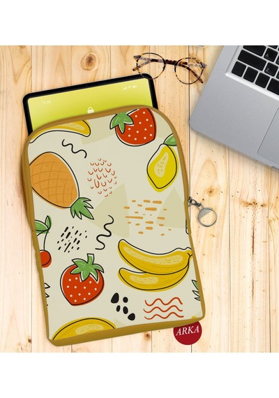 Bk Gift Meyveler Tasarımlı Taşınabilir Koruyucu Tablet Kılıfı & O (531953594)
