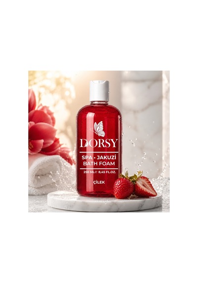 Çilek Jakuzi Ve Banyo Köpüğü 250 Ml