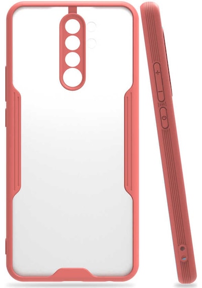 Redmi Note 8 Pro Kılıf Parfe Kenarları Pastel Renk Silikon Kılıf Pembe