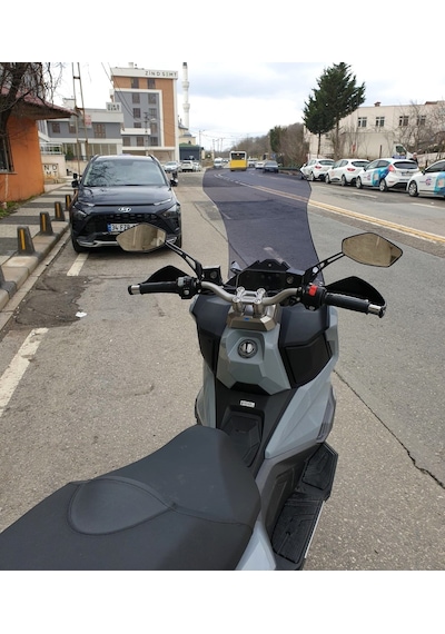 Motocam Sym Adx 300 Ön Cam 2024-2026 Model 75cm Füme Renkli 4mm Uzun